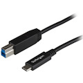 StarTech.com 3.3ft (1m) USB-B to USB-C Cable, USB 10Gbps, Data Cord, USB 3.2 Gen 2, USB-C Data Transfer Cable