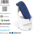 Socket Mobile SocketScan® S740, Universal Barcode Scanner, Blue & White Dock