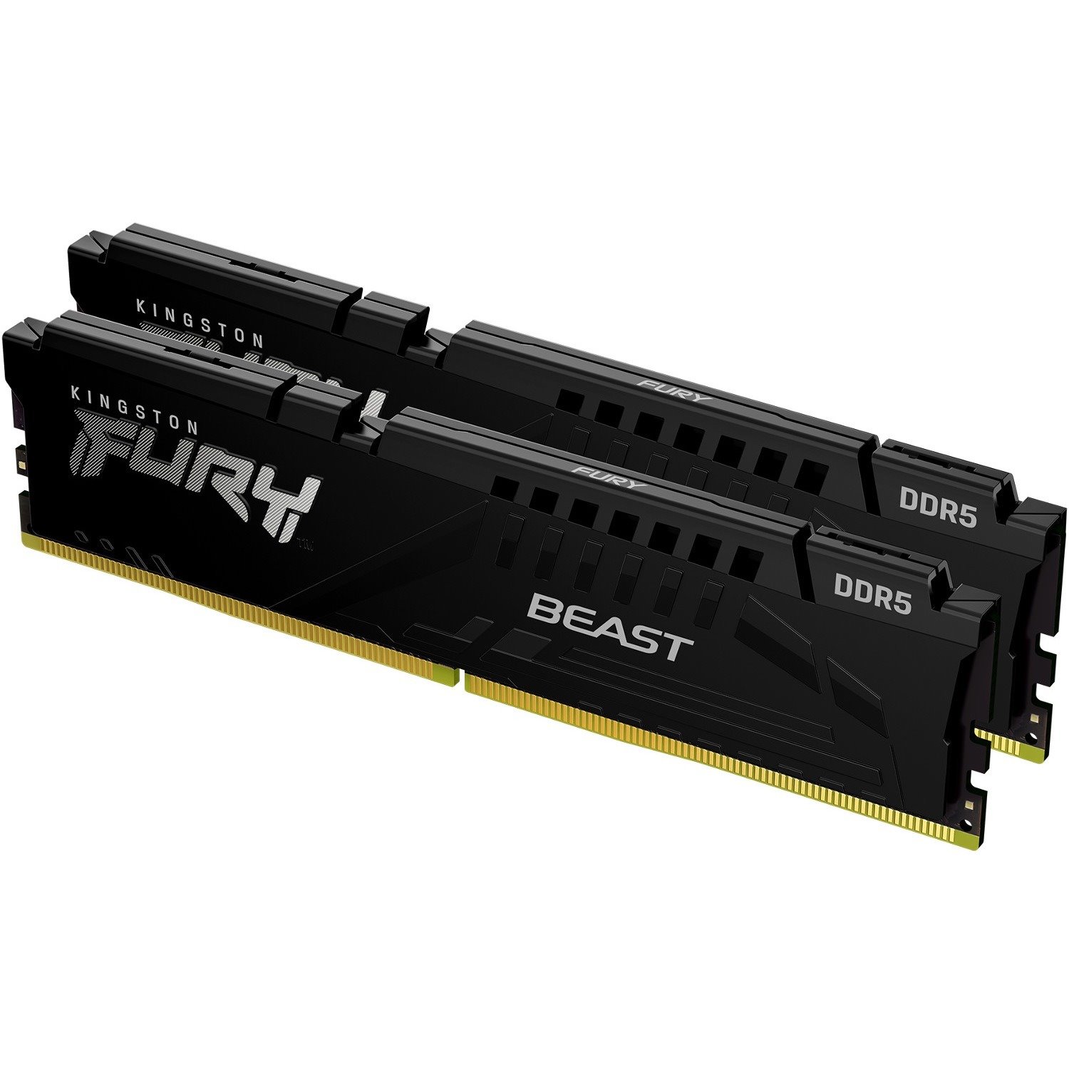 Kingston FURY Beast RAM Module for Motherboard - 32 GB (2 x 16GB) DDR5 SDRAM - 5200 MHz - CL40 - 1.25 V