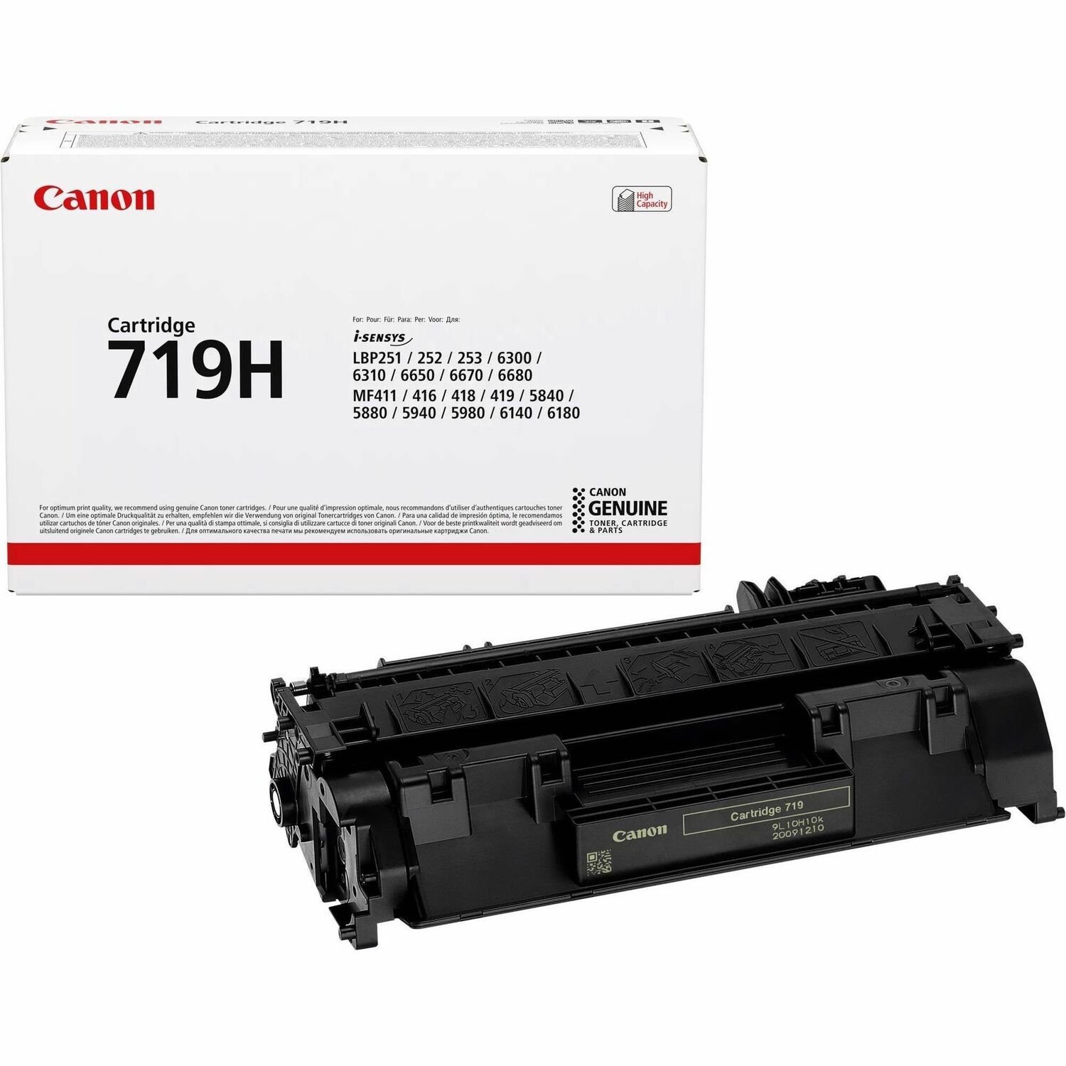 Canon 3480B002 Original Laser Toner Cartridge - Black - 1 Pack