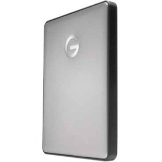 G-Technology G-DRIVE mobile USB-C GDMUCWWA20001AHBV2 2 TB Portable Hard Drive - 2.5" External - Space Gray