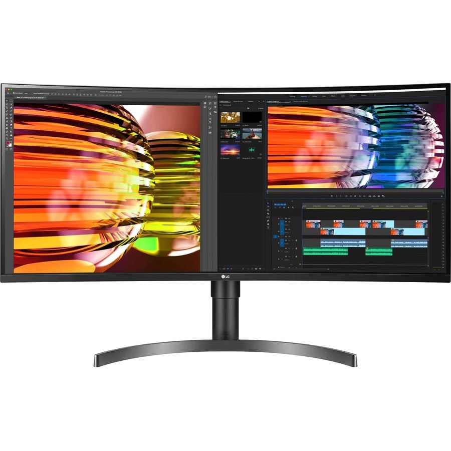 LG Ultrawide 35BN75CN-B 35" Class UW-QHD Curved Screen Gaming LCD Monitor - 21:9 - Textured Black, Black Hairline