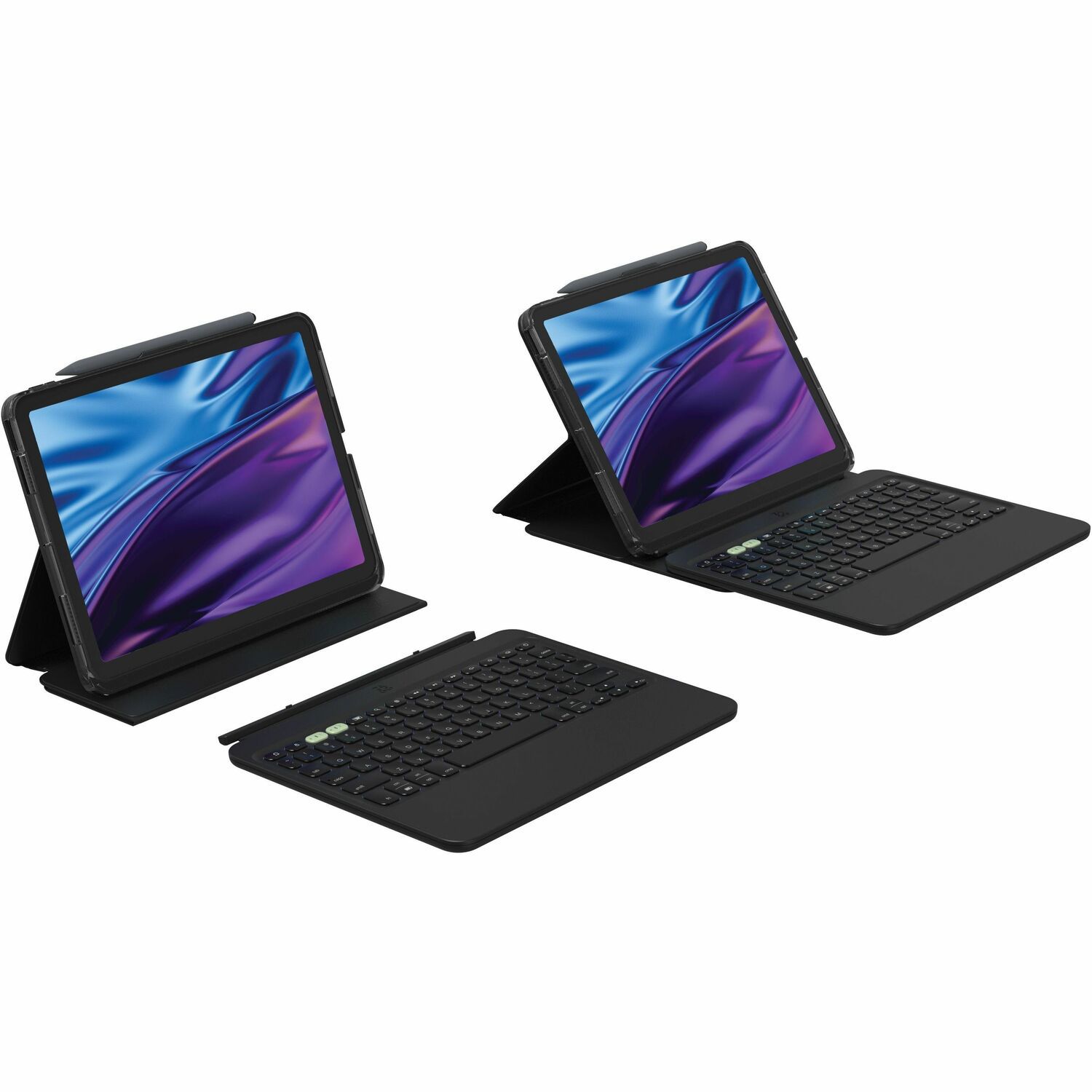 Zagg Pro Keys 2 Folio Case w/Detachable Wireless Keyboard Black For iPad Air 11 6TH Gen/iPad Air 5th/iPad Air 4TH Gen