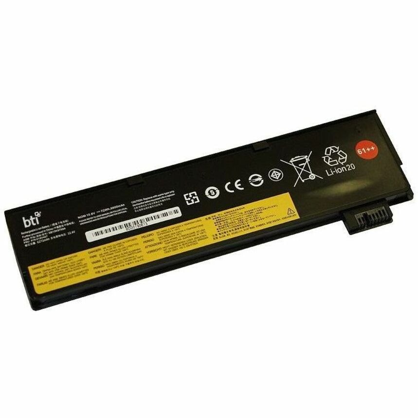 BTI 4X50M08812-BTI 6-CELL 10.8 LI-ION BATTERY 01AV427, 61++, 01AV428, LN-4X50M08812, 01AV492, SB10K97584, 4X50M08812