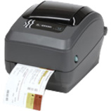 Zebra GX430t Desktop Direct Thermal/Thermal Transfer Printer - Monochrome - Label Print - Fast Ethernet - USB - Serial