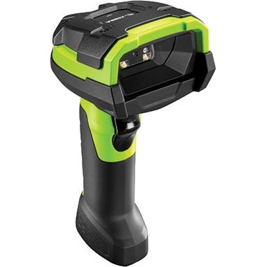 Zebra DS3678-SR Rugged Industrial, Warehouse Handheld Barcode Scanner Kit - Wireless Connectivity - Industrial Green - USB Cable Included