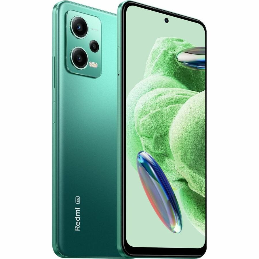 Redmi Note 12 5G 128 GB Smartphone - 16.8 cm (6.6") AMOLED Full HD Plus 2400 x 1080 - Octa-core (Cortex A78Dual-core (2 Core) 2 GHz + Cortex A55 Hexa-core (6 Core) 1.80 GHz - 6 GB RAM - MIUI 14 - 5G - Forest Green