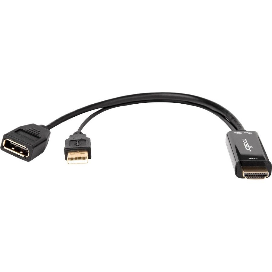 Rocstor HDMI to DisplayPort 4K@30Hz Adapter M/F - Black