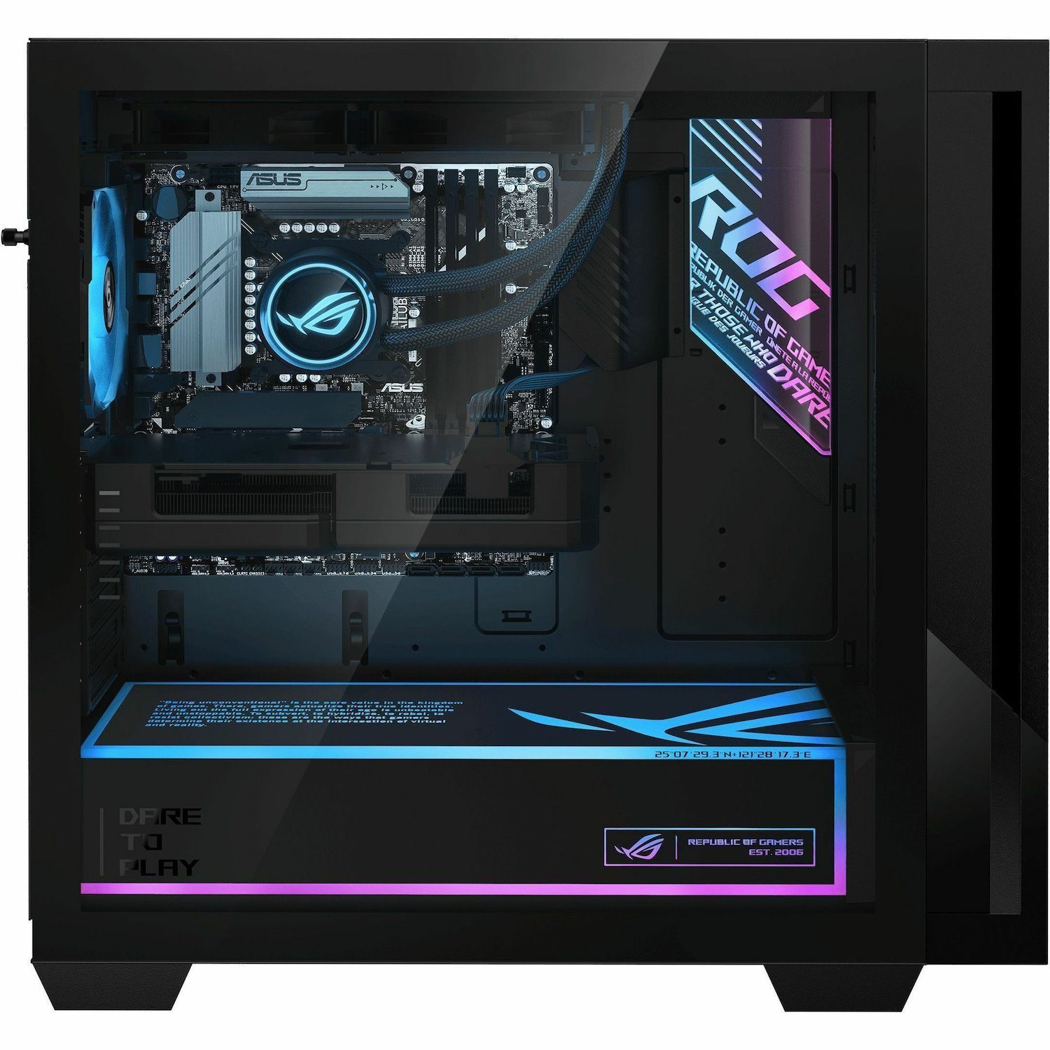 Asus ROG G700 G700TF-DS996 Gaming Desktop Computer - Intel Core Ultra 9 285K - 32 GB - 1 TB SSD - Black