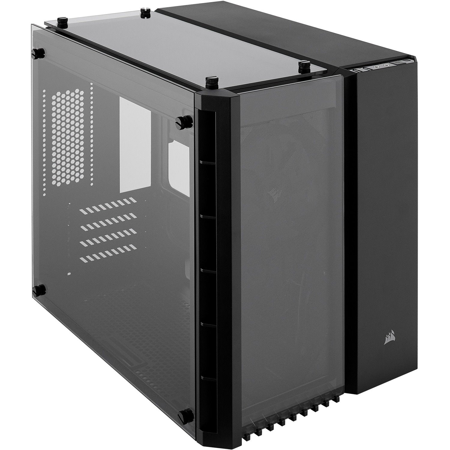 Corsair Crystal 280X Computer Case - Micro ATX Motherboard Supported - Tempered Glass - Black