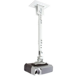 Atdec TH-WH-PJ-CM Ceiling Mount for Projector - White, Silver