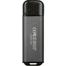 Transcend JetFlash 920 256 GB USB 3.2 (Gen 1) Type A Flash Drive - Space Gray