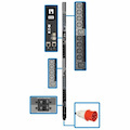 Eaton 23kW 220-240V 3PH Switched PDU - LX Interface, Gigabit, 30 Outlets, IEC 309 32A Red 380-415V Input, LCD, 1.8 m Cord, 0U 1.8 m Height, TAA