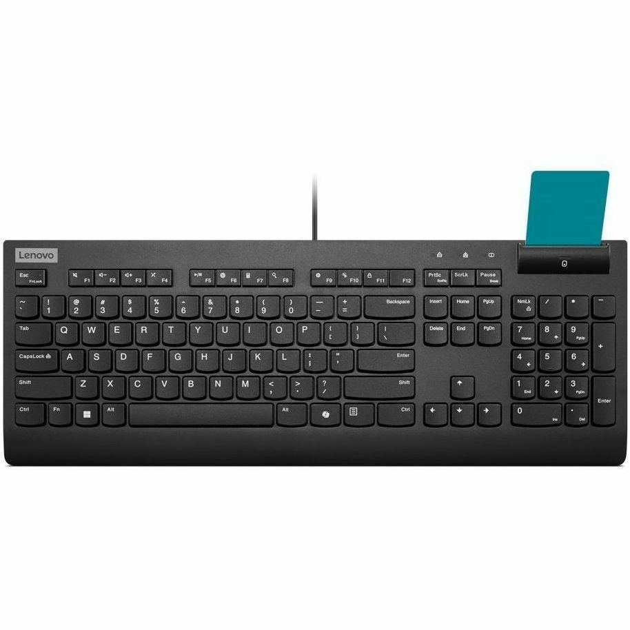 Lenovo Keyboard - Cable Connectivity - USB Type A Interface - English (UK) - Black