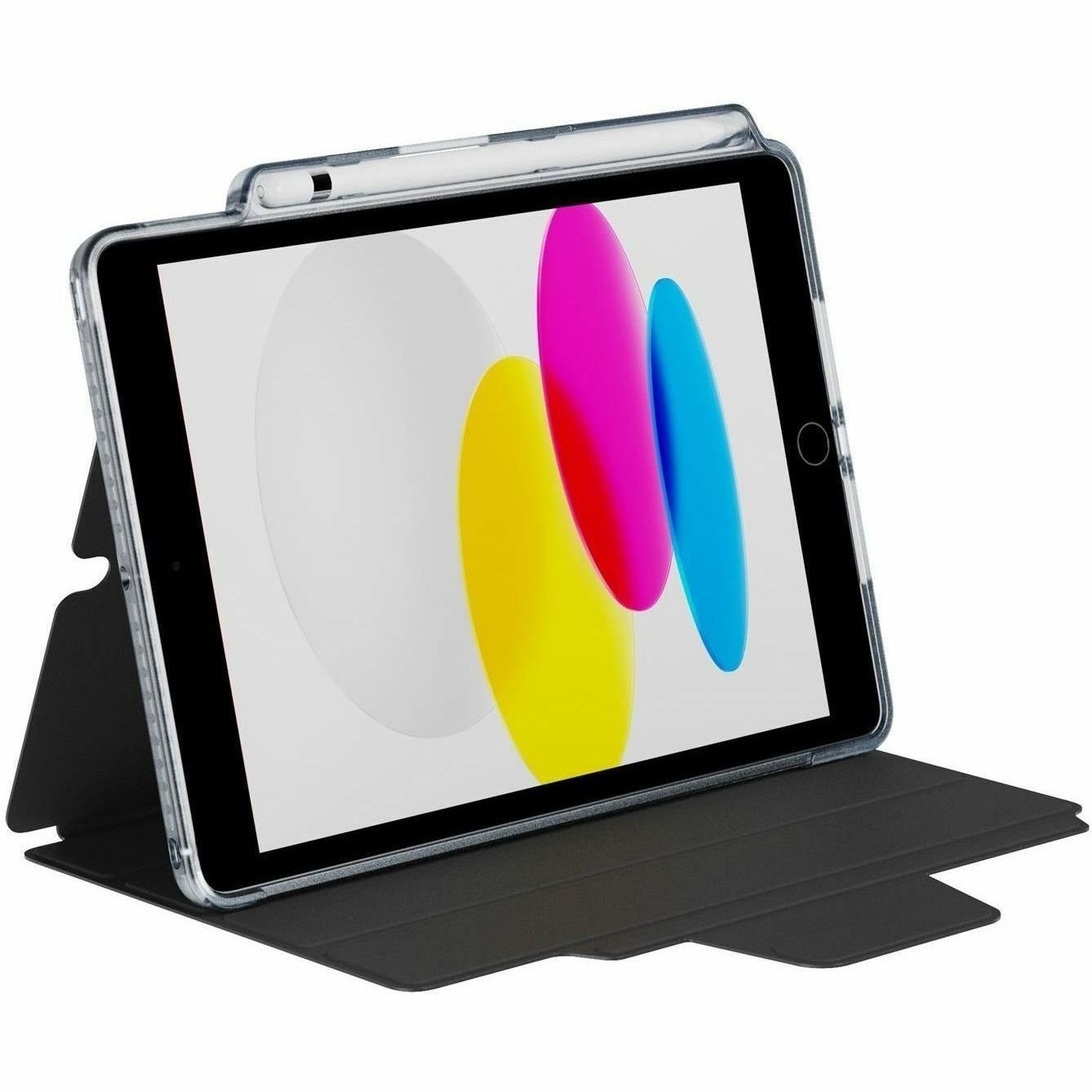 Tech21 Evo Folio Carrying Case (Folio) for 25.4 cm (10") to 25.9 cm (10.2") Apple iPad (7th Generation), iPad (8th Generation), iPad (9th Generation) Tablet - Black