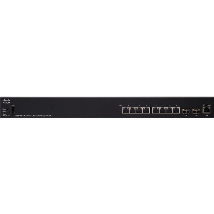 Cisco SX350X-08 8-Port 10GBase-T Stackable Managed Switch