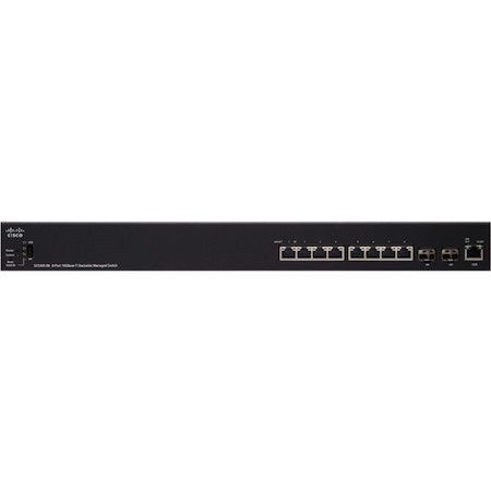 Cisco SX350X-08 8-Port 10GBase-T Stackable Managed Switch