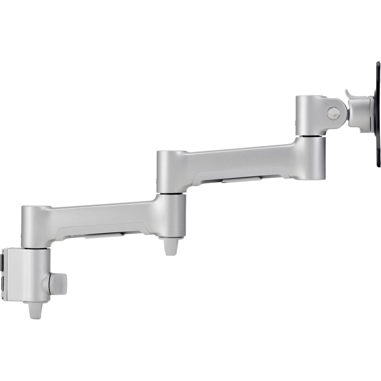 Atdec Modular Wall Mount for Flat Panel Display, Curved Screen Display - Silver
