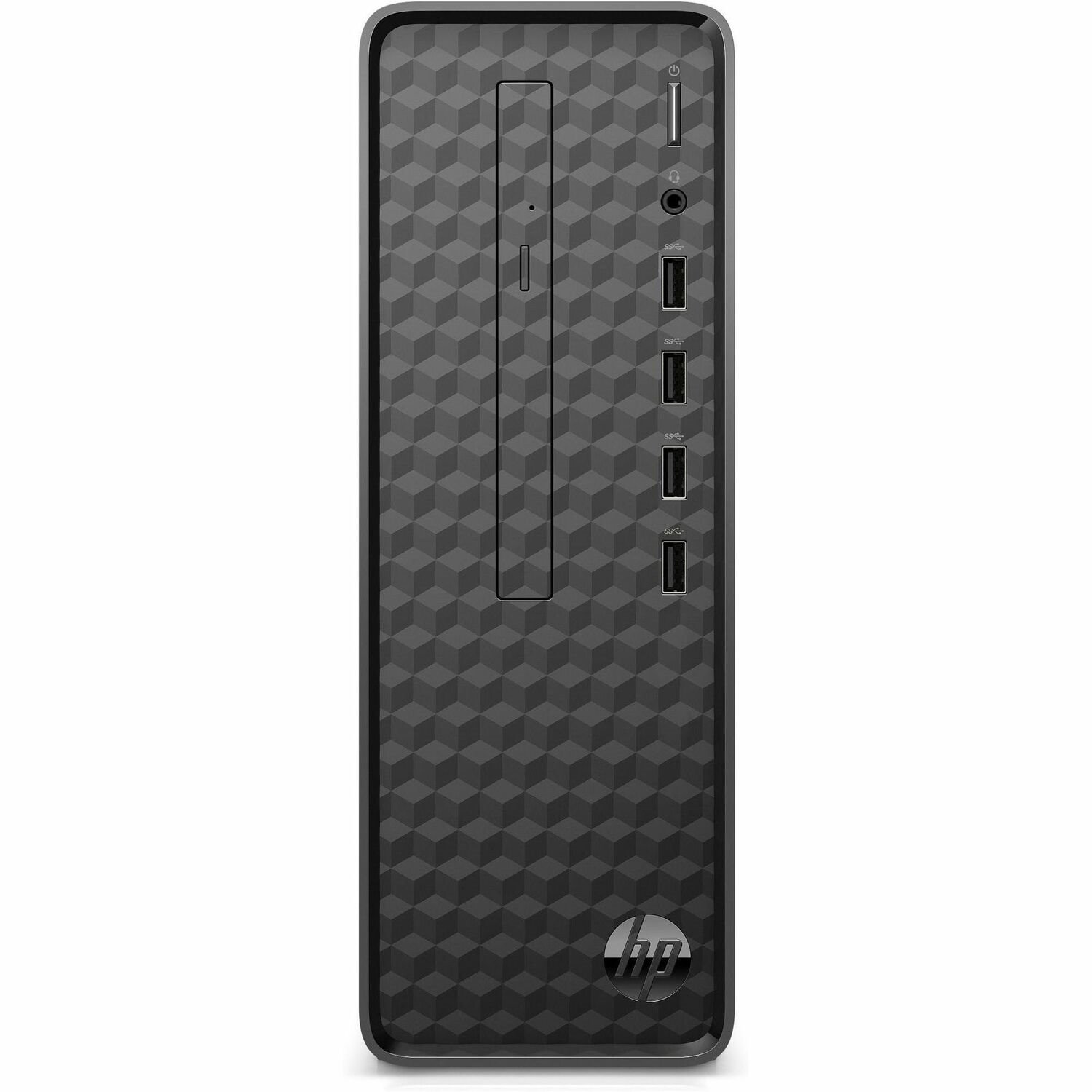 HP Slim S01-pF2000i S01-pF2003na Desktop Computer - Intel Core i3 12th Gen i3-12100 - 8 GB - 256 GB SSD - Tower - Dark Black