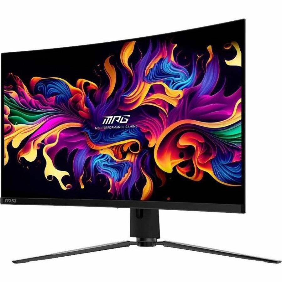 MSI MPG 321CURX QD-OLED 32" Class 4K UHD Curved Screen Gaming OLED Monitor - 16:9 - Metallic Black