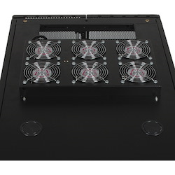Eaton Tripp Lite Series SmartRack Roof-Mounted Fan Panel - 6-120V high-performance fans; 630 CFM, 5-15P plug