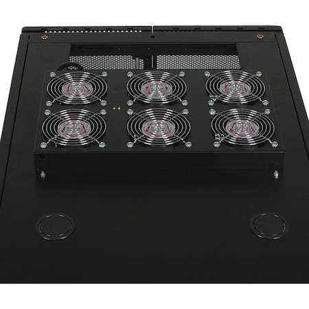Eaton Tripp Lite Series SmartRack Roof-Mounted Fan Panel - 6-120V high-performance fans; 630 CFM, 5-15P plug