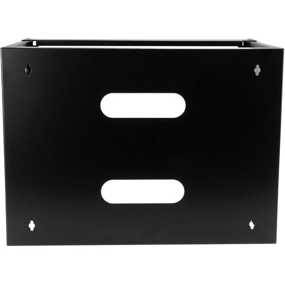 StarTech.com 8U Wall Mount Rack, 14in Deep, 19 inch Wall Mount Network Rack, Wall Mounting Patch Panel Bracket for Switch/IT Equipment