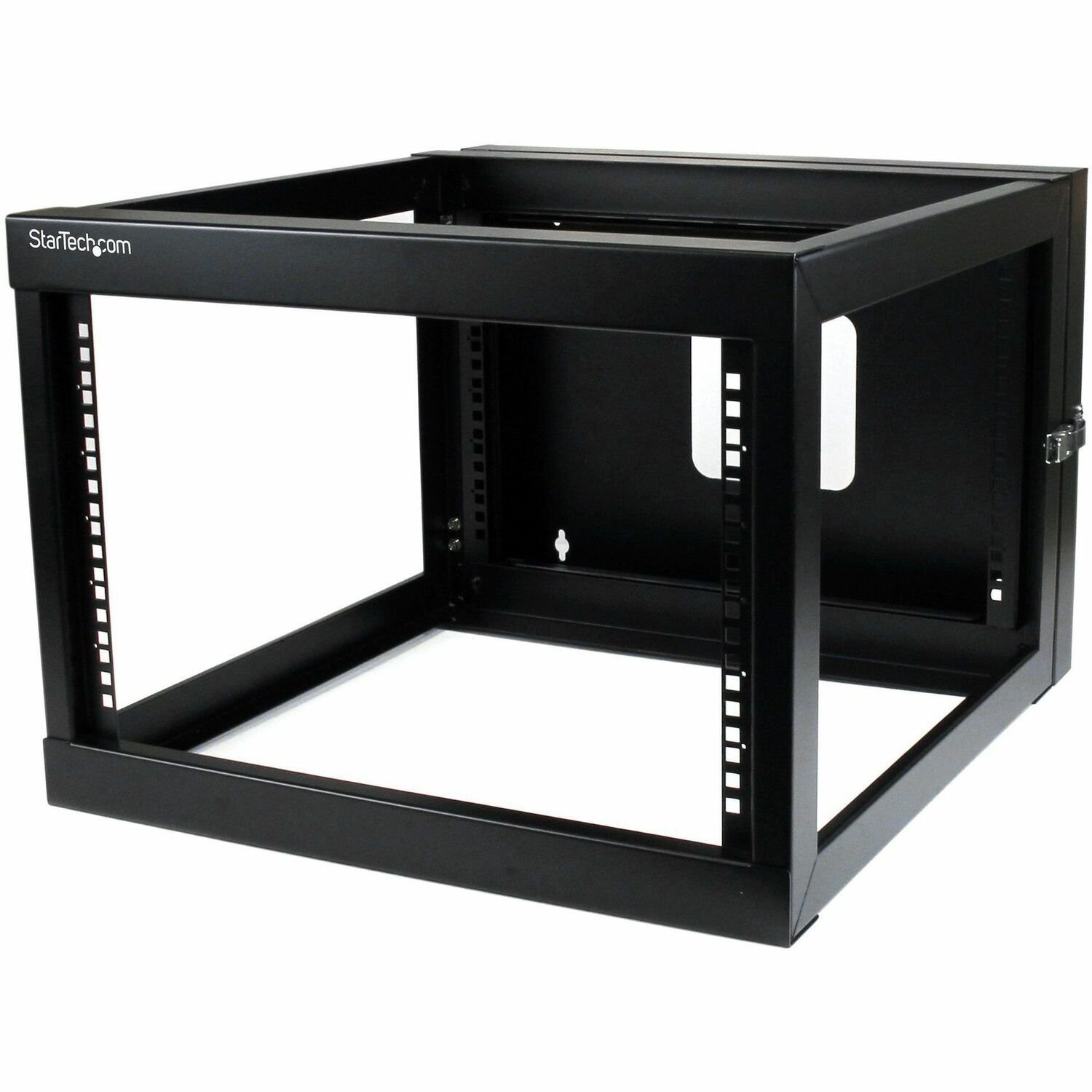 StarTech.com 4 Post 6U Scharnierende Wandmonteerbare Server Rack, 19" Open Frame Netwerk Rack, 50cm Montage Diepte, TAA Compliant