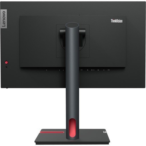 Lenovo ThinkVision P24h-30 24" Class Webcam WQHD LCD Monitor - 16:9 - Raven Black