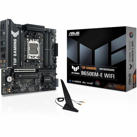 TUF GAMING B650EM-E WIFI Gaming Desktop Motherboard - AMD B650 Chipset - Socket AM5 - Micro ATX