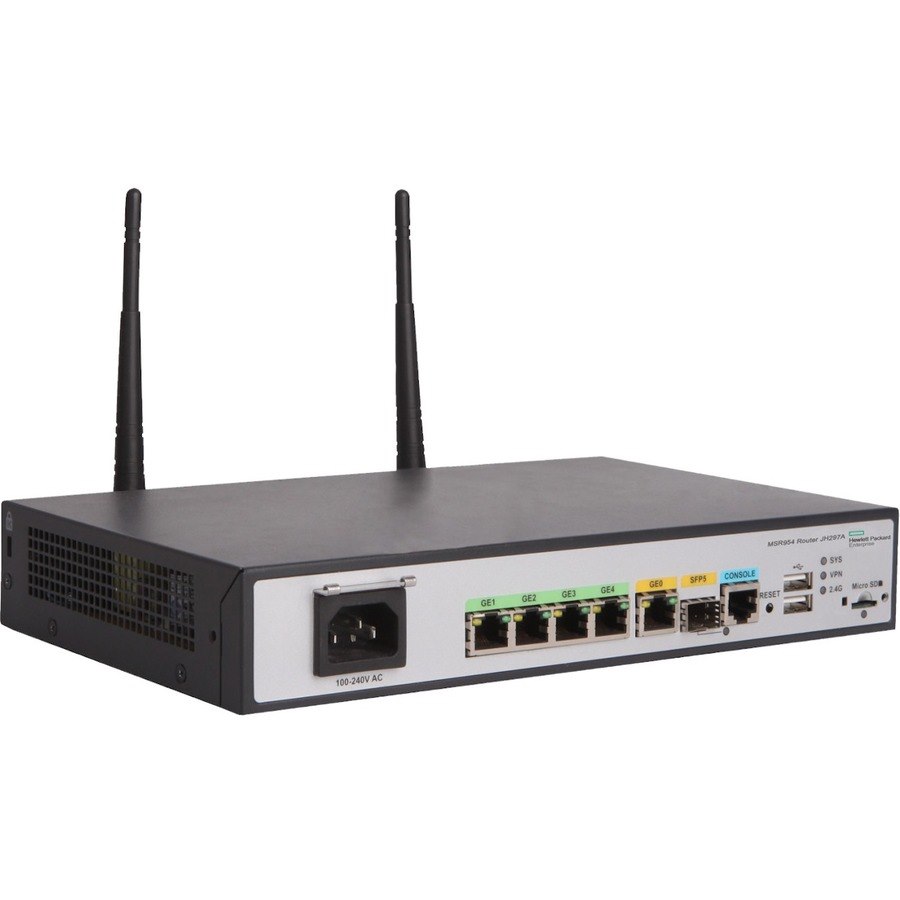 HPE MSR954-W Wi-Fi 4 IEEE 802.11n Ethernet Wireless Router