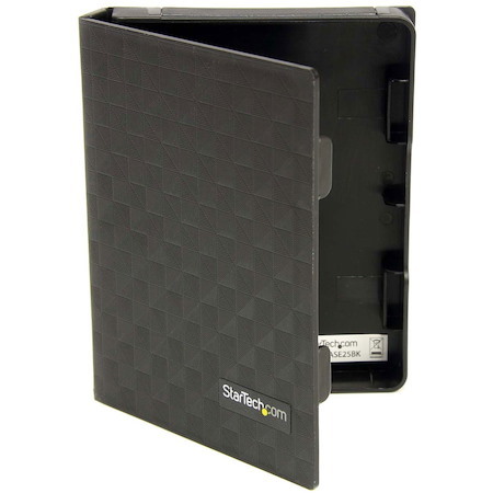 StarTech.com 2.5in Anti-Static Hard Drive Protector Case - Black (3pk)