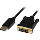 StarTech.com 3ft (1m) DisplayPort to DVI Cable, 1080p Video, Active DisplayPort to DVI-D Adapter/Converter Cable, DP to DVI Monitor Cable