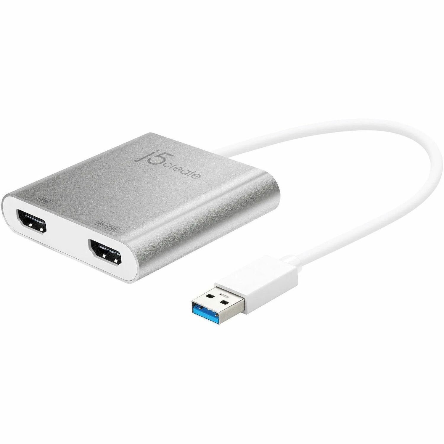 J5create Jua365 Usb 3.0 To 4K &Amp; 2K Dual Hdmi Multi-Monitor Adapter
