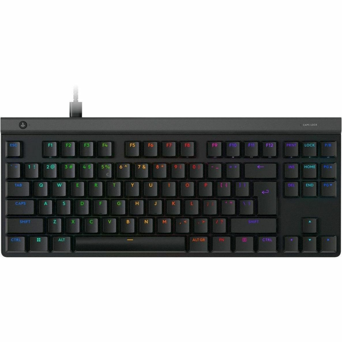 Logitech G G515 TKL Gaming-toetsenbord - Tenkeyless - Kabel Verbinding - USB Interface - RGB LED - Engels (US) - QWERTY indeling - Zwart
