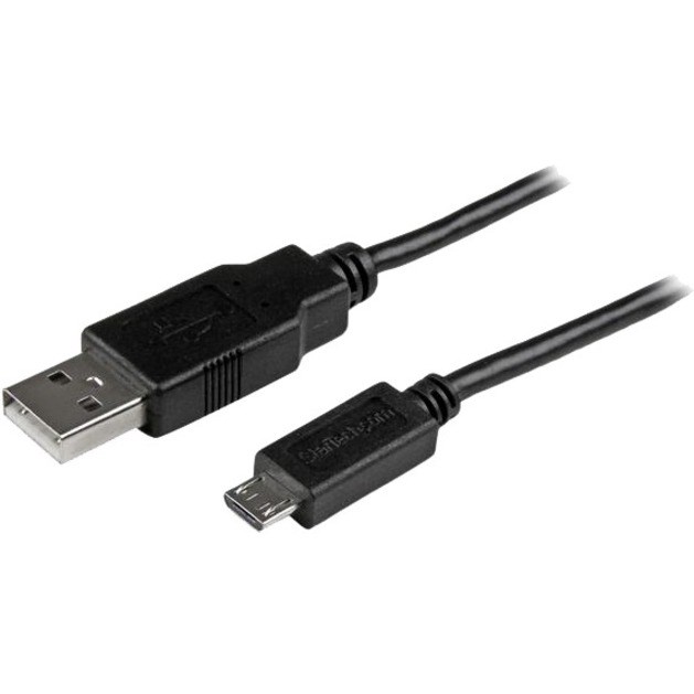 StarTech.com 3 ft Mobile Charge Sync USB to Slim Micro USB Cable for Smartphones and Tablets - A to Micro B M/M