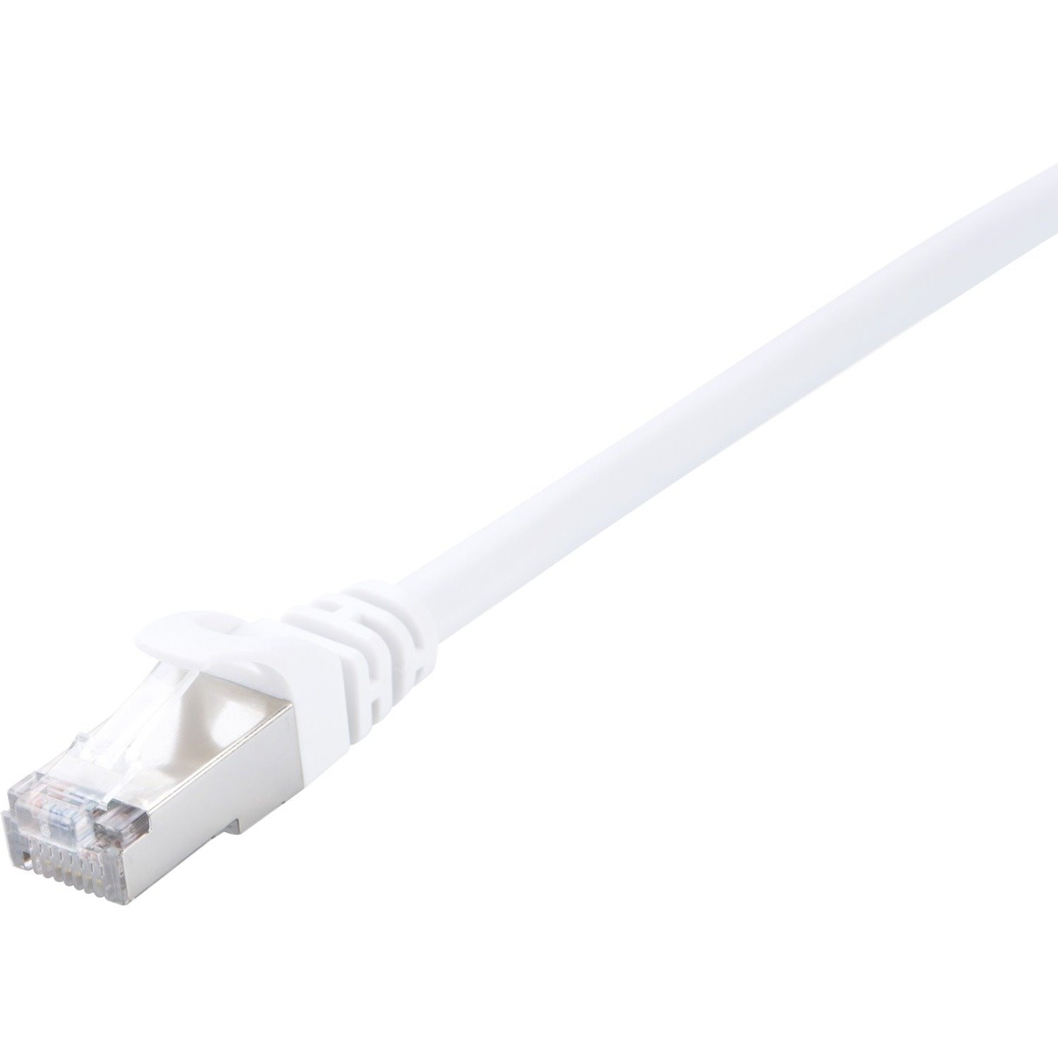 V7 White Cat5e Shielded (STP) Cable RJ45 Male to RJ45 Male 5m 16.4ft