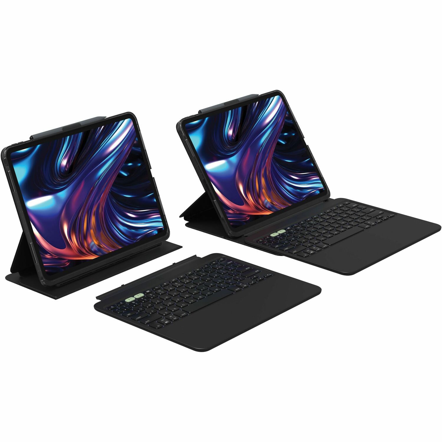 Zagg Pro Keys 2 Keyboard Case Black For iPad Pro 13 2024 (7TH Gen)