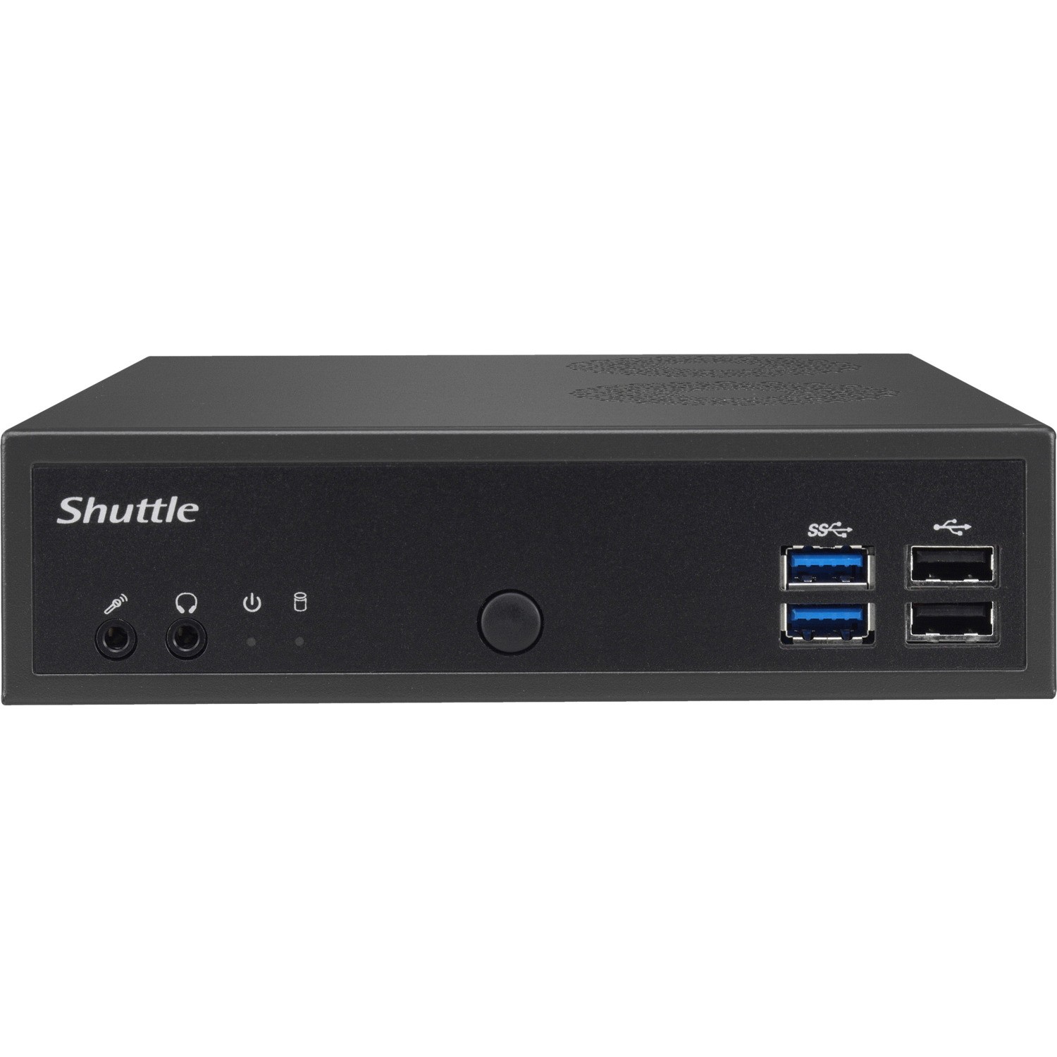 Shuttle XPC slim DH02U Barebone System - Slim PC - Celeron 3865U 1.80 GHz