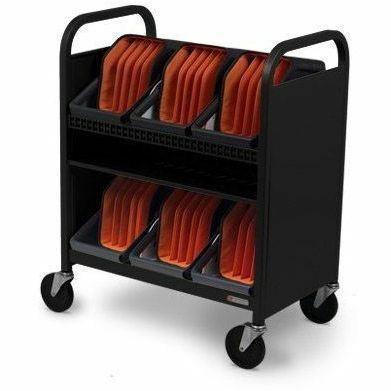 Bretford CUBE Transport Cart with Caddies - TVCT30CAD