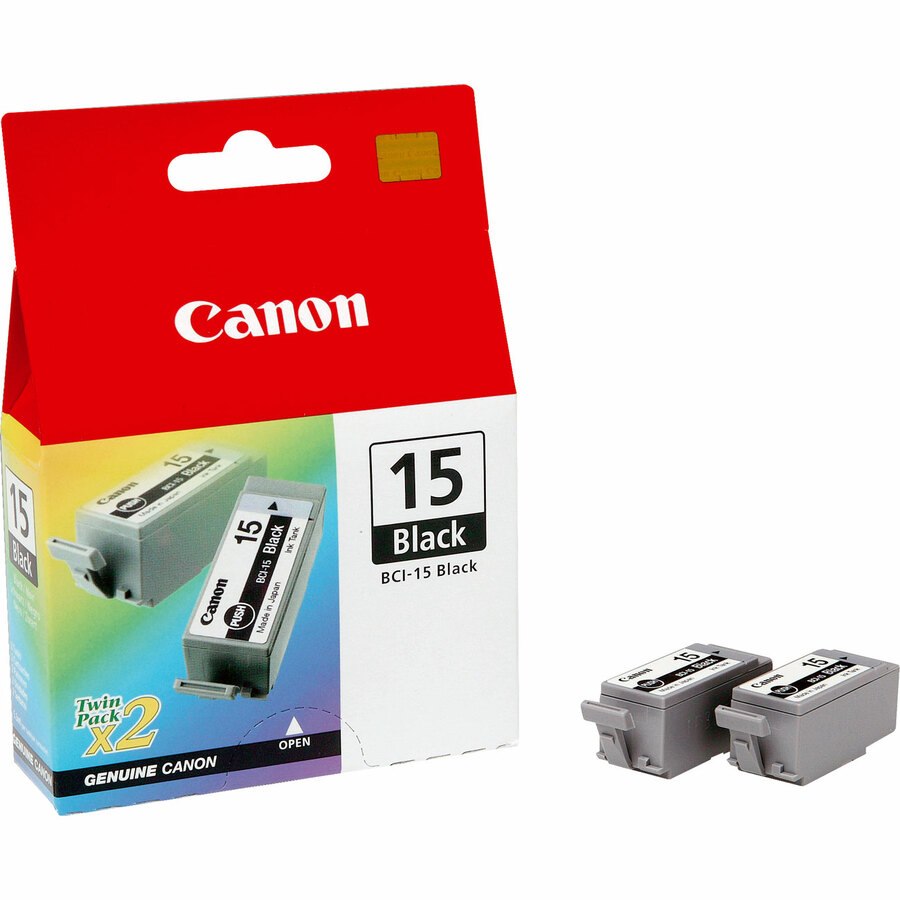 Canon BCI-15 Original Inkjet Ink Cartridge - Black Pack