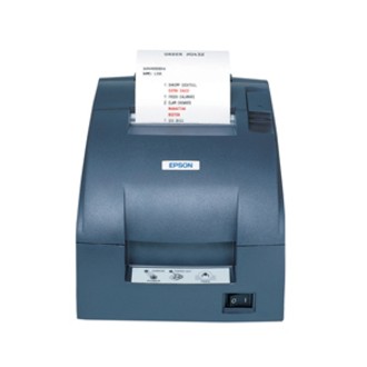 Epson TM-U220A Dot Matrix Printer - Colour - Receipt Print - Serial - White