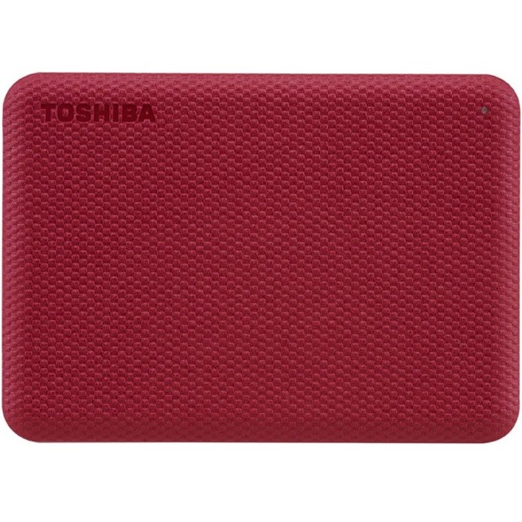 Dynabook Canvio Advance 1 TB Portable Hard Drive - External - Red Textured