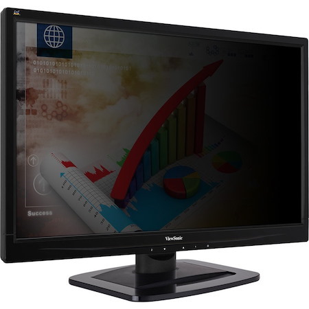 ViewSonic 21.5" Privacy Filter Screen Protector for Widescreen (16:9) LCD Monitor, Lightweight Anti-glare and Anti-scratch, Black. 20 screen protectors per master pack.