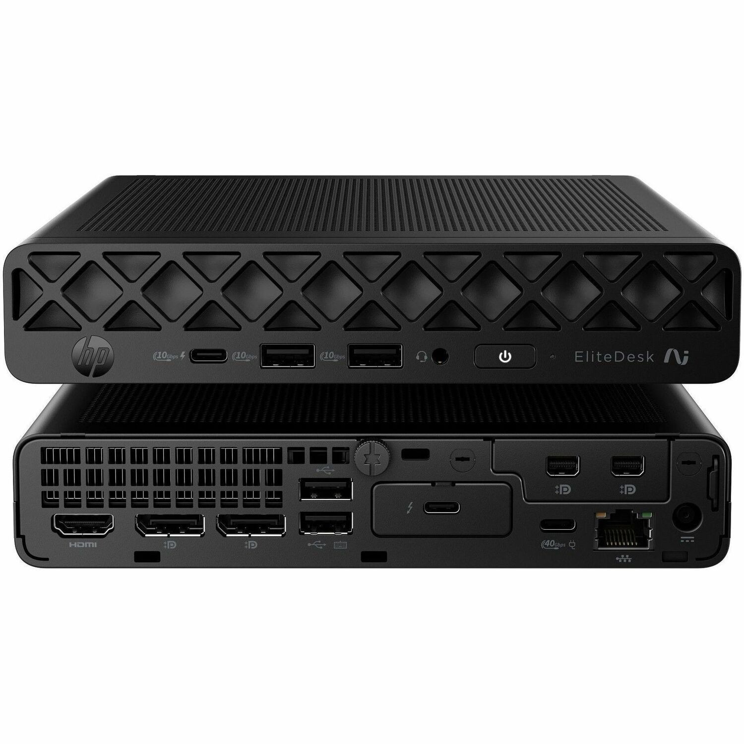 HP EliteDesk 8 G2a Desktop Computer - AMD Ryzen AI 7 Ryzen AI 400 Series 445 - 16 GB - 512 GB PCI Express NVMe 5.0 SSD - Mini PC - Jack Black