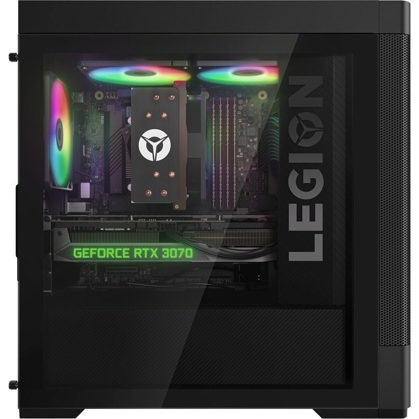 Lenovo Legion T5 26IAB7 90SU001BUS Gaming Desktop Computer - Intel Core i7 12th Gen i7-12700 - 16 GB - 1 TB SSD - Tower - Black