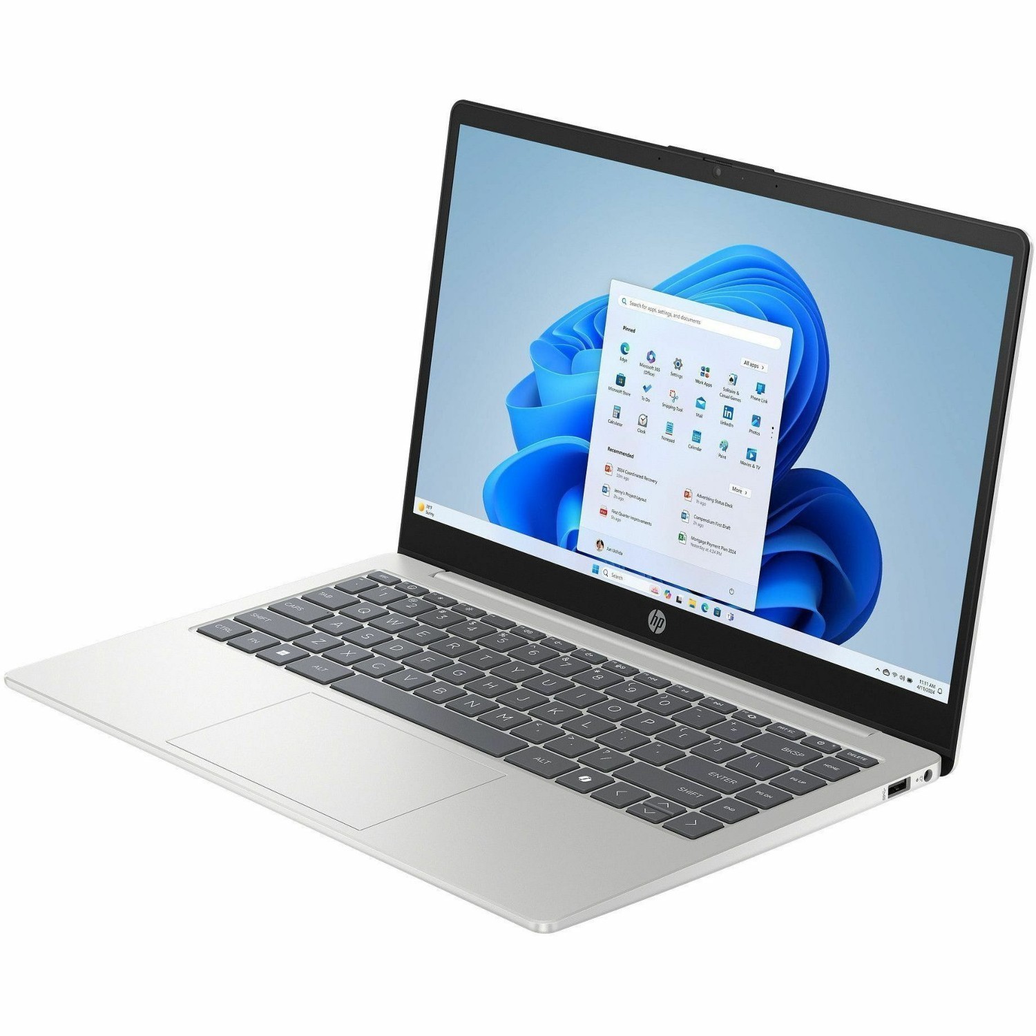 HP 14-hc0000 14-hc0035TU 14" Notebook - Full HD - Intel Core Ultra 5 225U - 16 GB - 512 GB SSD - Natural Silver