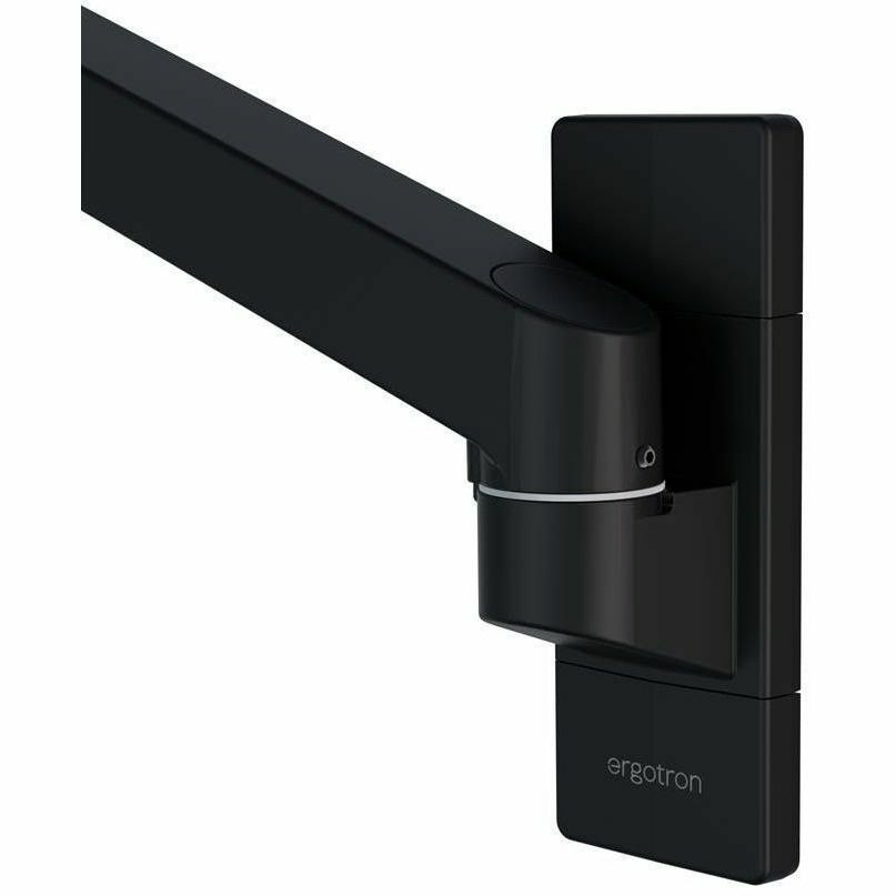 Ergotron Mounting Base for Wall Mount, Wall Track, Mounting Arm - Black - Vertical