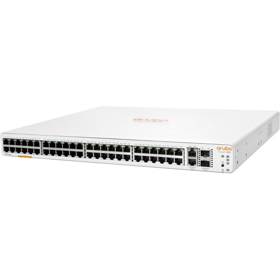 HPE Instant On 1960 48 Ports Manageable Ethernet Switch - 10 Gigabit Ethernet, Gigabit Ethernet - 10GBase-T, 10GBase-X, 10/100/1000Base-T