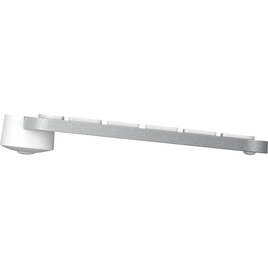 Logitech MX Keys Mini Keyboard - Wireless Connectivity - LED - Danish, Swedish, Finnish, Nordic, Norwegian - QWERTY Layout - Pale Gray